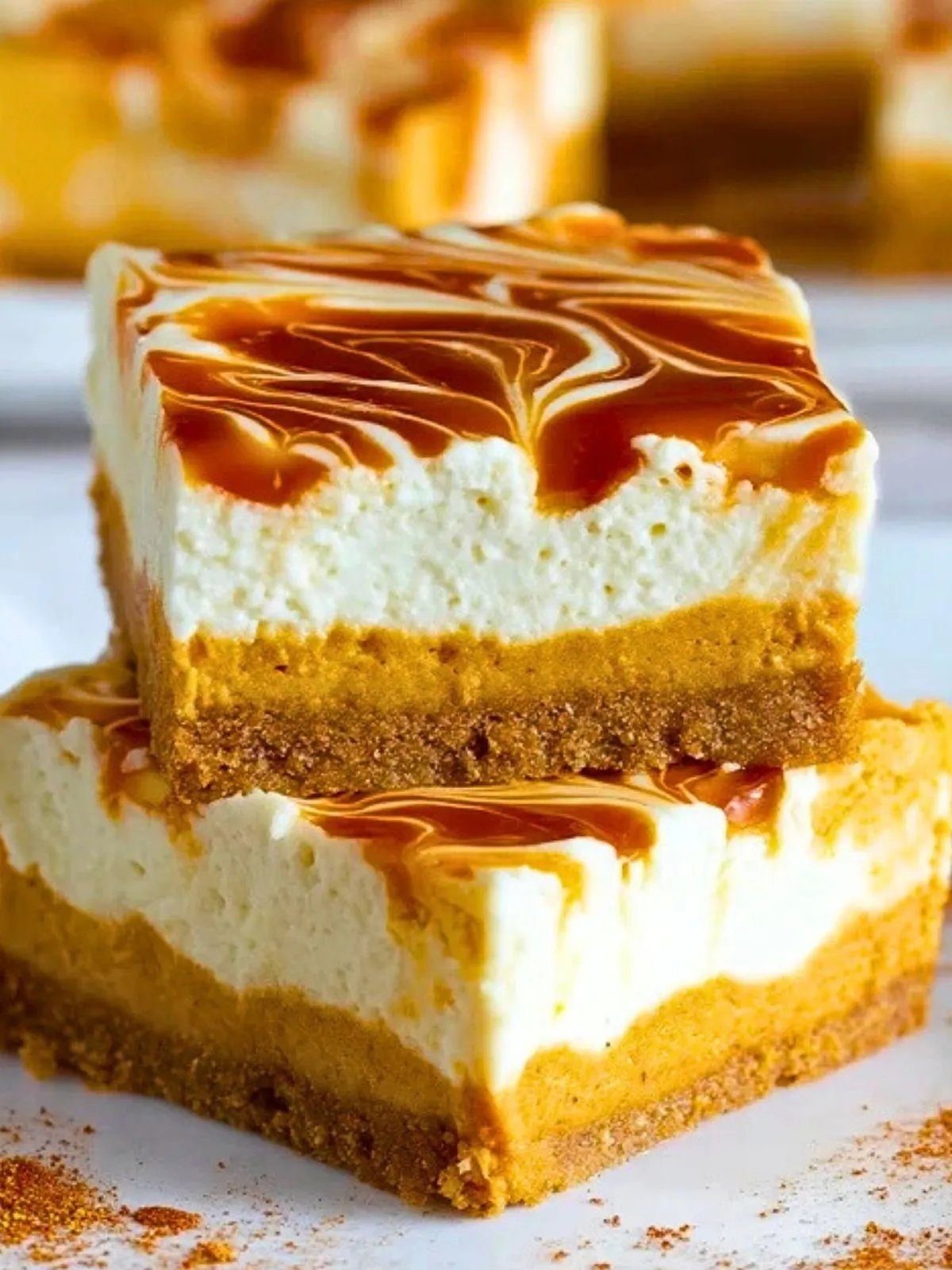 Barres De Cheesecake À La Citrouille Sans Cuisson (1)