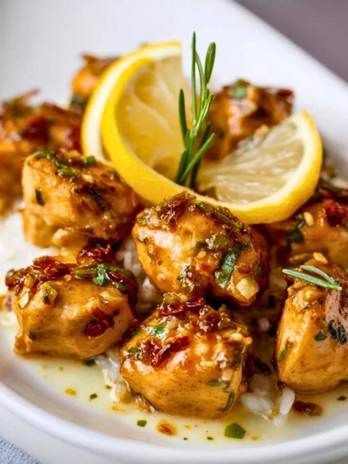 Bouchées de poulet au citron et à l'ail- 2