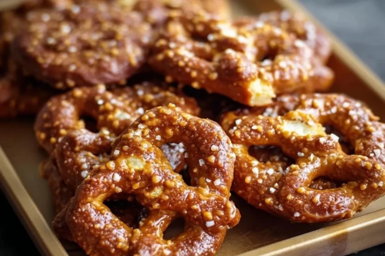 Bretzels au caramel au beurre