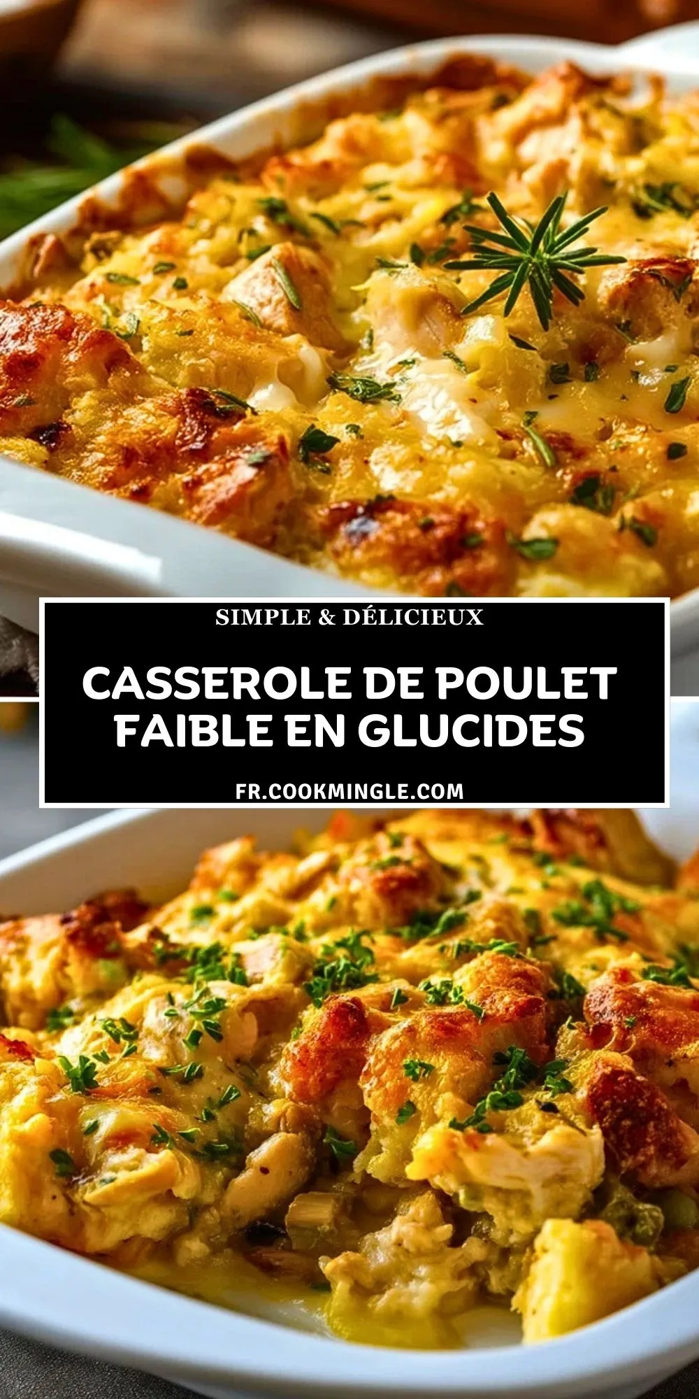 Casserole de poulet faible en glucides (2)