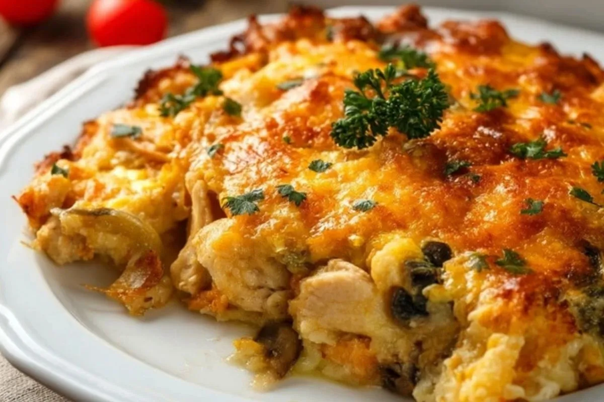 Casserole de poulet faible en glucides