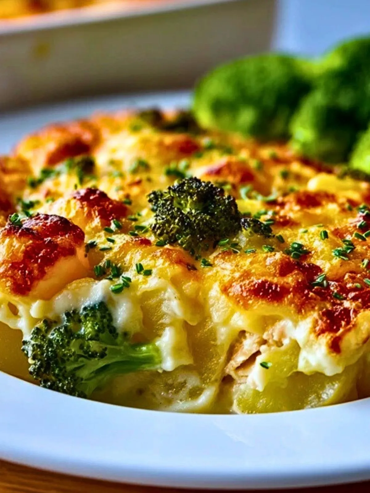 Casserole de poulet, pommes de terre et brocoli (1)