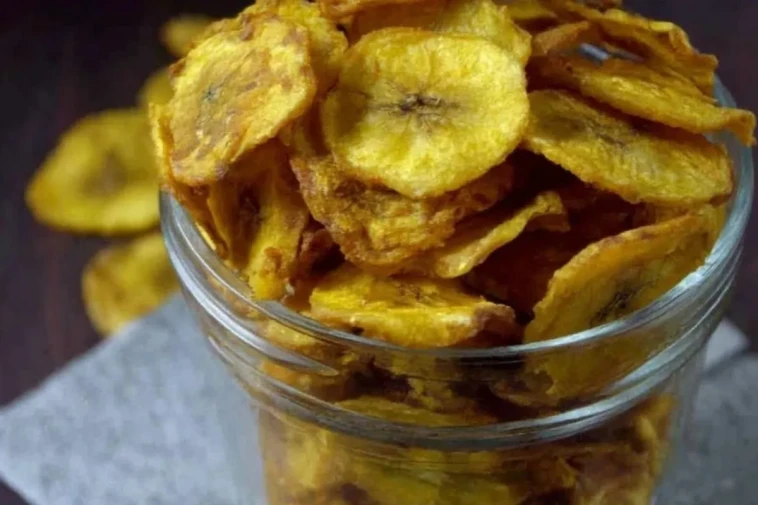 Chips de banane à la friteuse à air