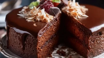 Gâteau au chocolat allemand