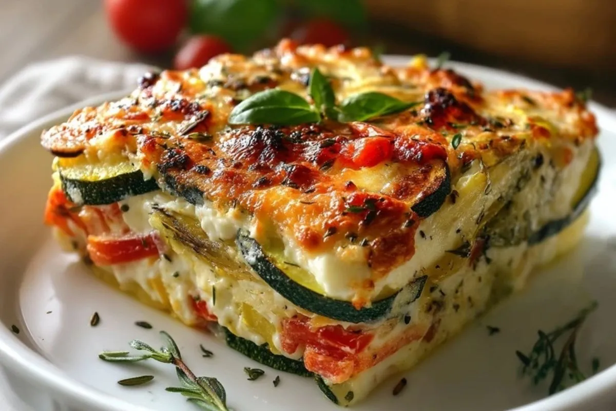 Gratin De Fromage Blanc Et Légumes