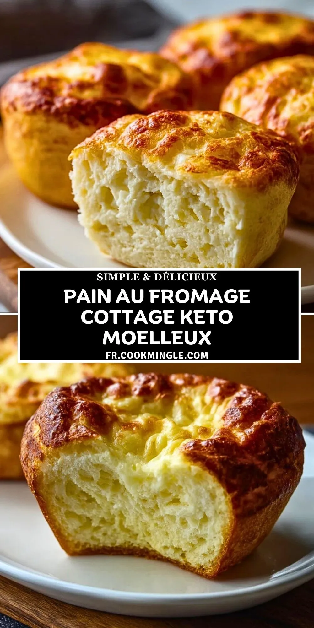 Pain au fromage cottage keto moelleux (2)