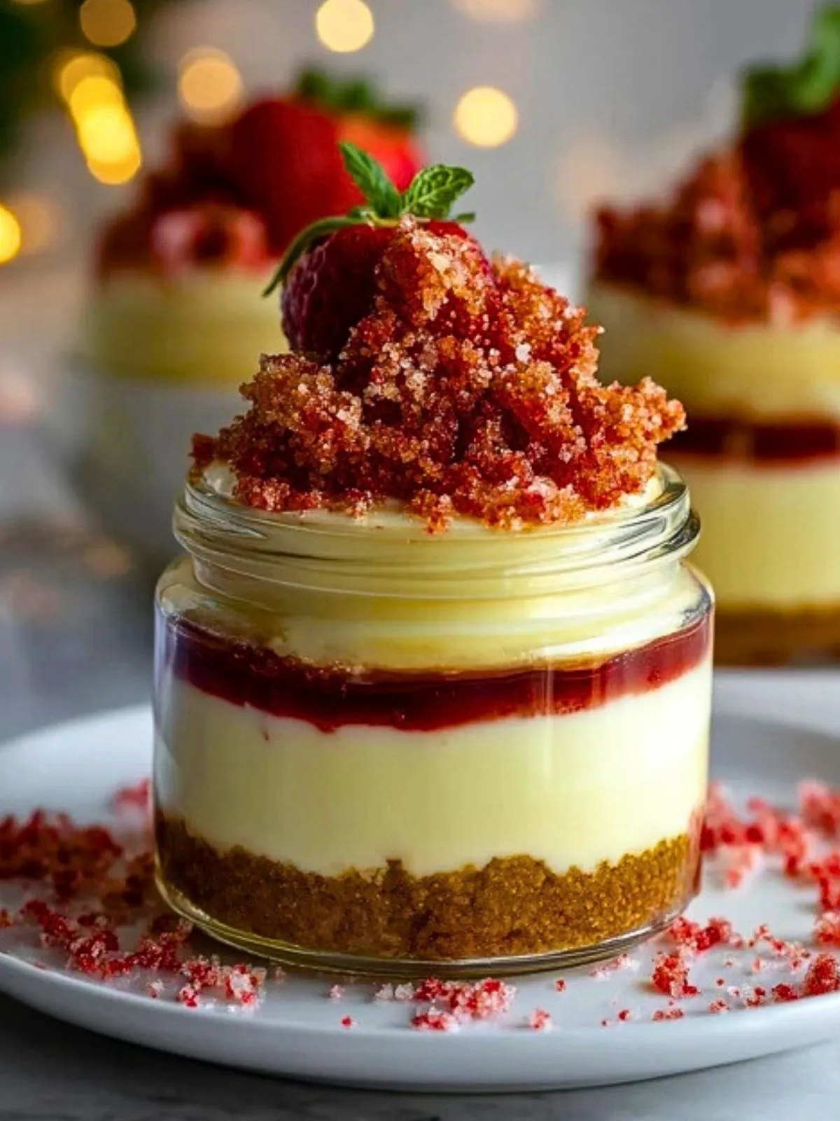 Parfaits De Cheesecake à La Canne En Sucre (1)
