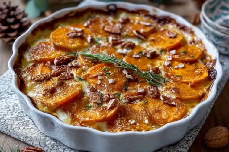 Patates Douces Gratinées à la Cannelle
