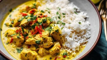Poulet Au Curry De Coco