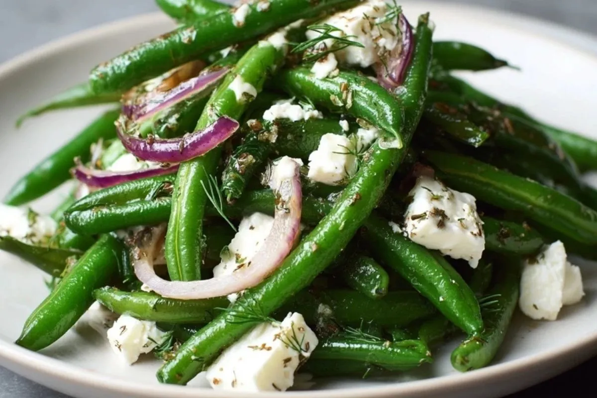 Salade De Haricots Verts Et Feta