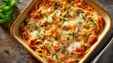 Spaghetti au four facile