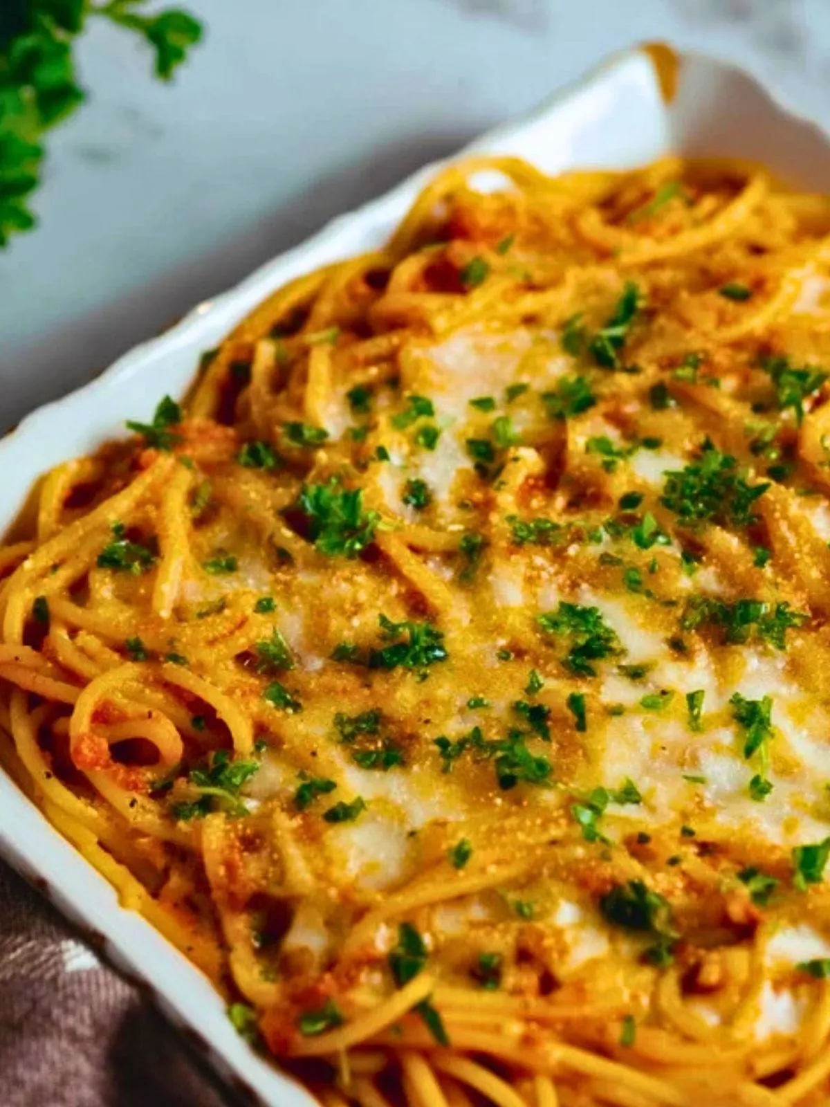 Spaghetti au four facile - 2