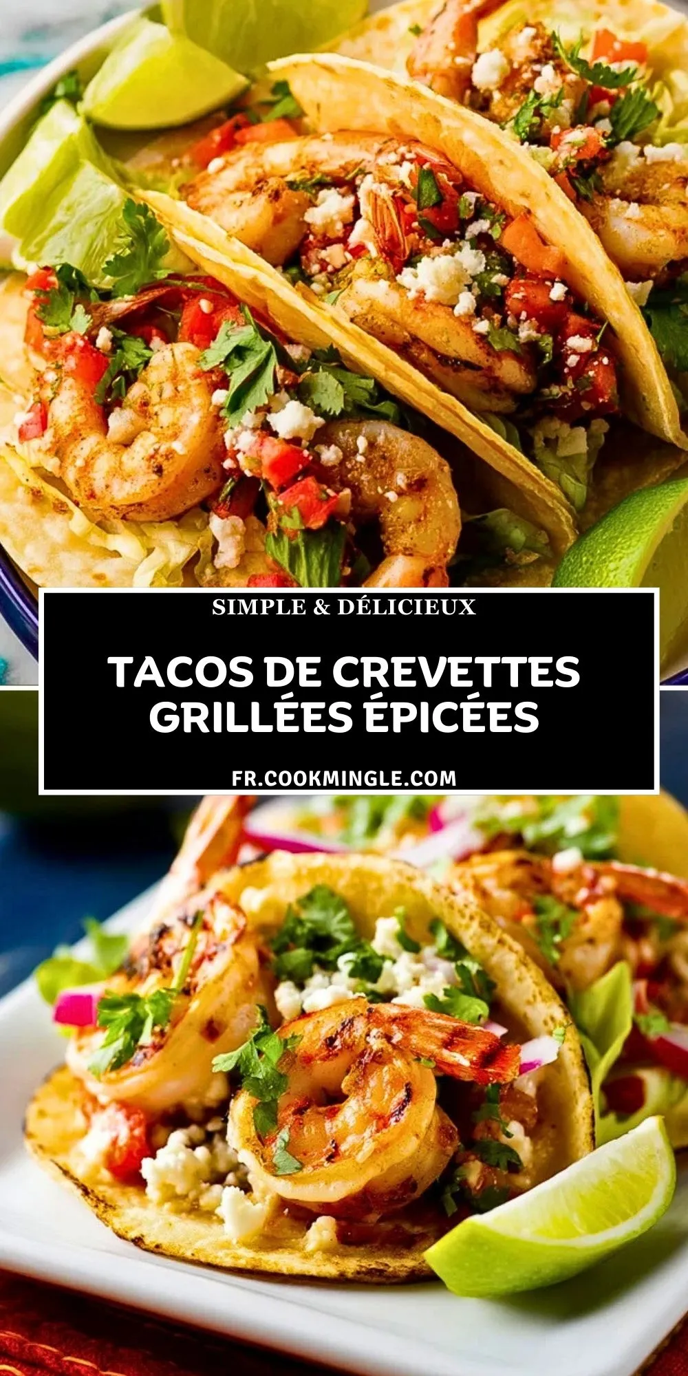 Tacos de crevettes grillées épicées (2)