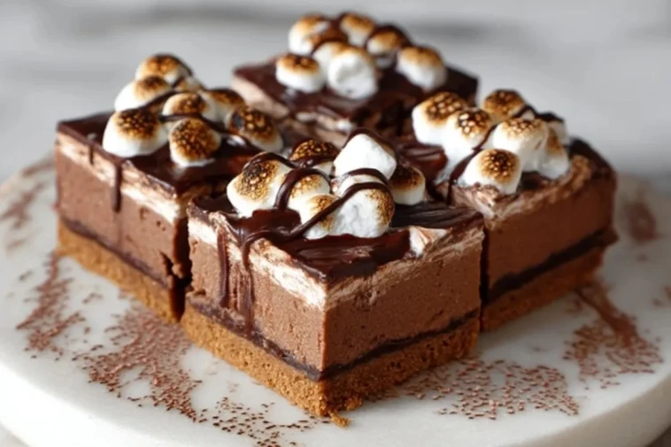 Barres De Cheesecake Au Chocolat Chaud Cozy