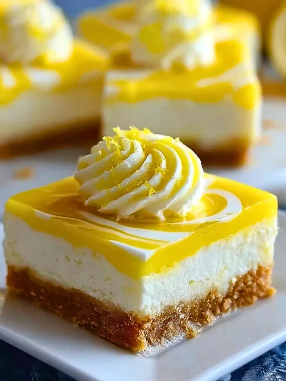 Barres De Cheesecake Au Citron Célestes (1)