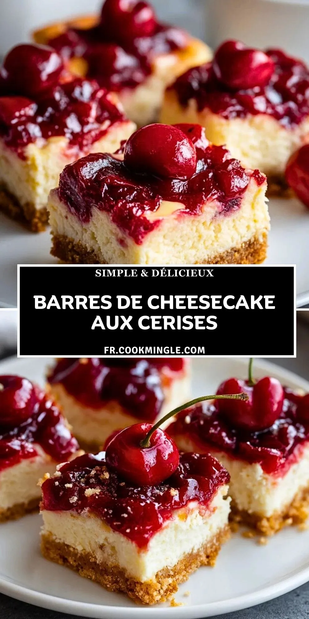 Barres De Cheesecake Aux Cerises (2)