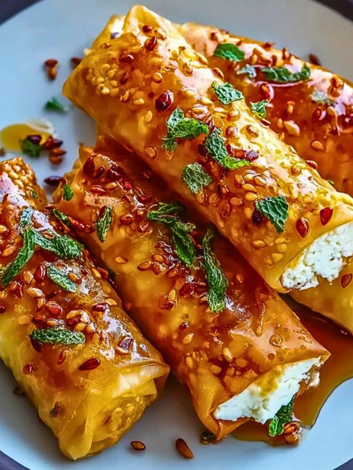 Bâtonnets De Feta Au Four Avec Miel Piquant (1)