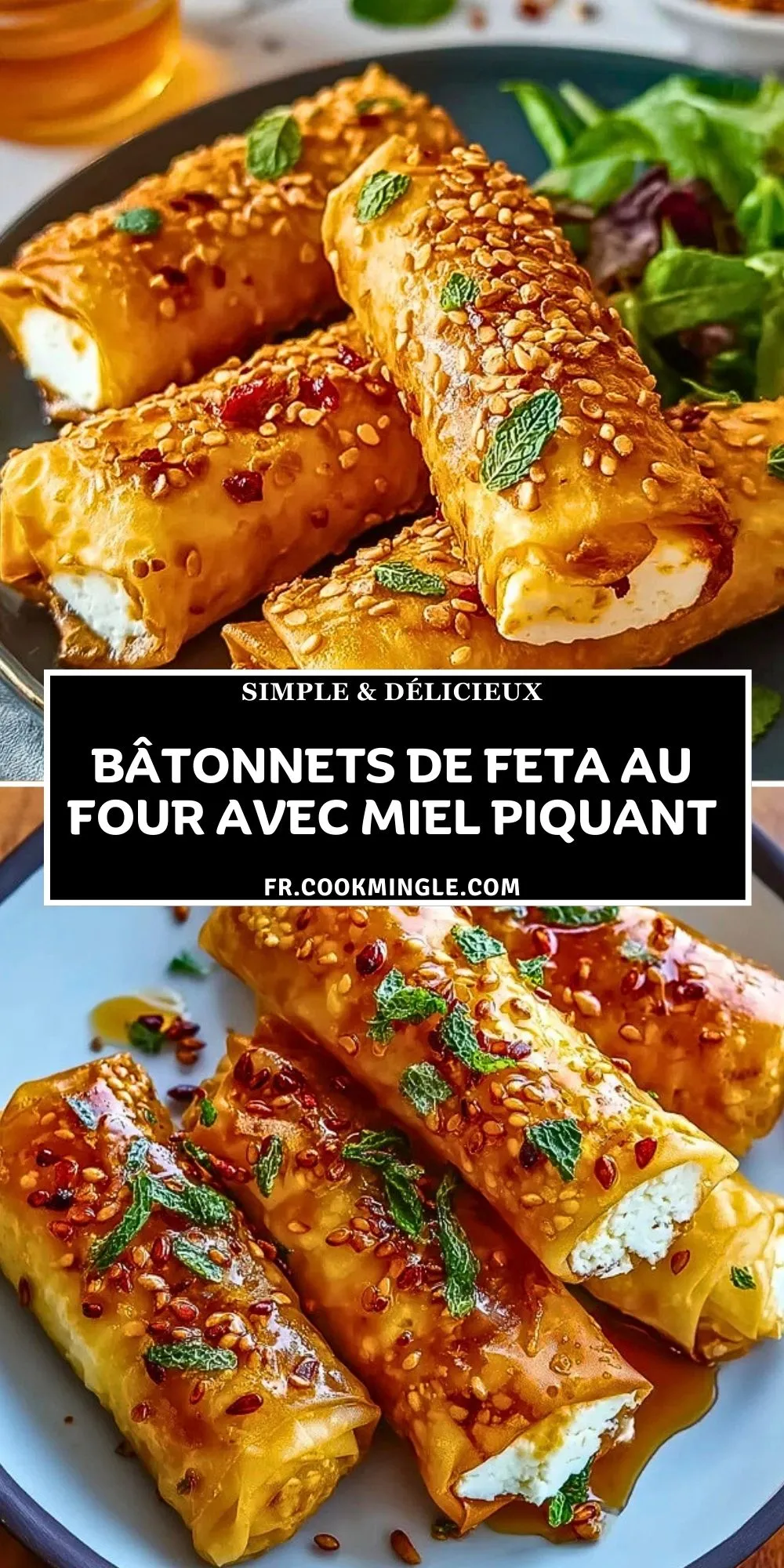 Bâtonnets De Feta Au Four Avec Miel Piquant (2)