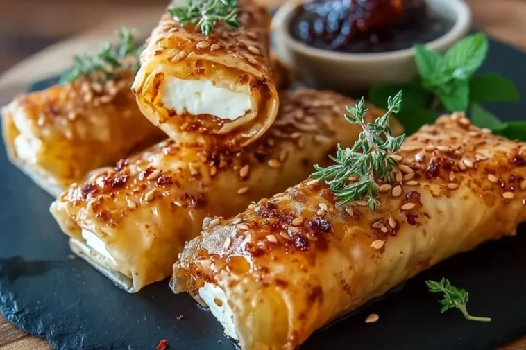 Bâtonnets De Feta Au Four Avec Miel Piquant