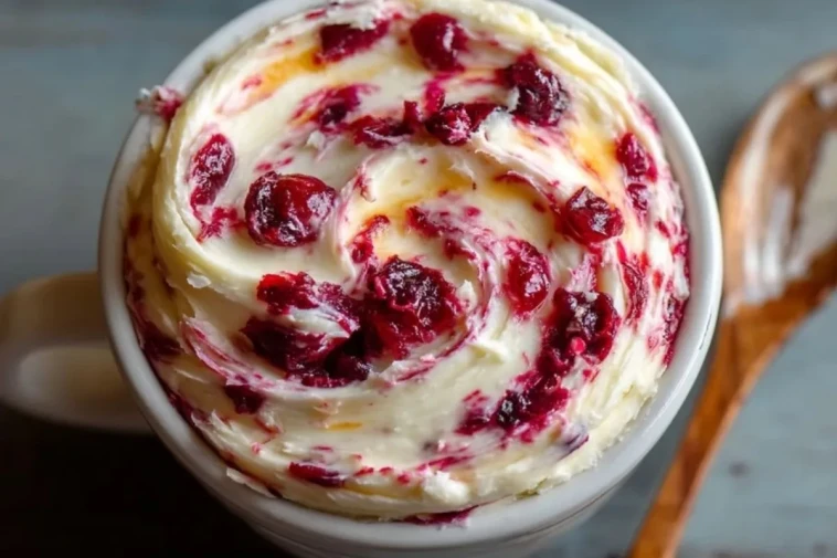 Beurre Miel aux Canneberges de Noël