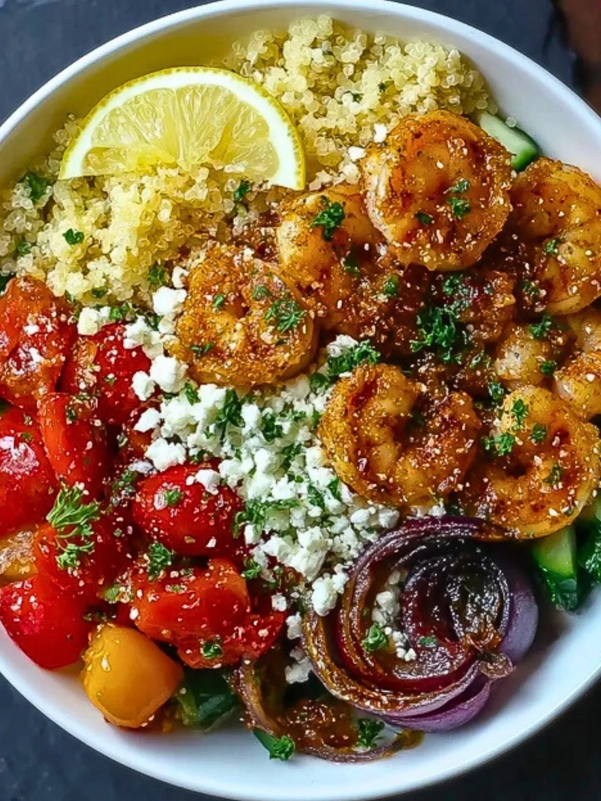 Bol De Crevettes Méditerranéen Facile (1)