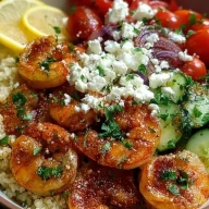 Bol De Crevettes Méditerranéen Facile