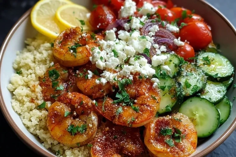 Bol De Crevettes Méditerranéen Facile