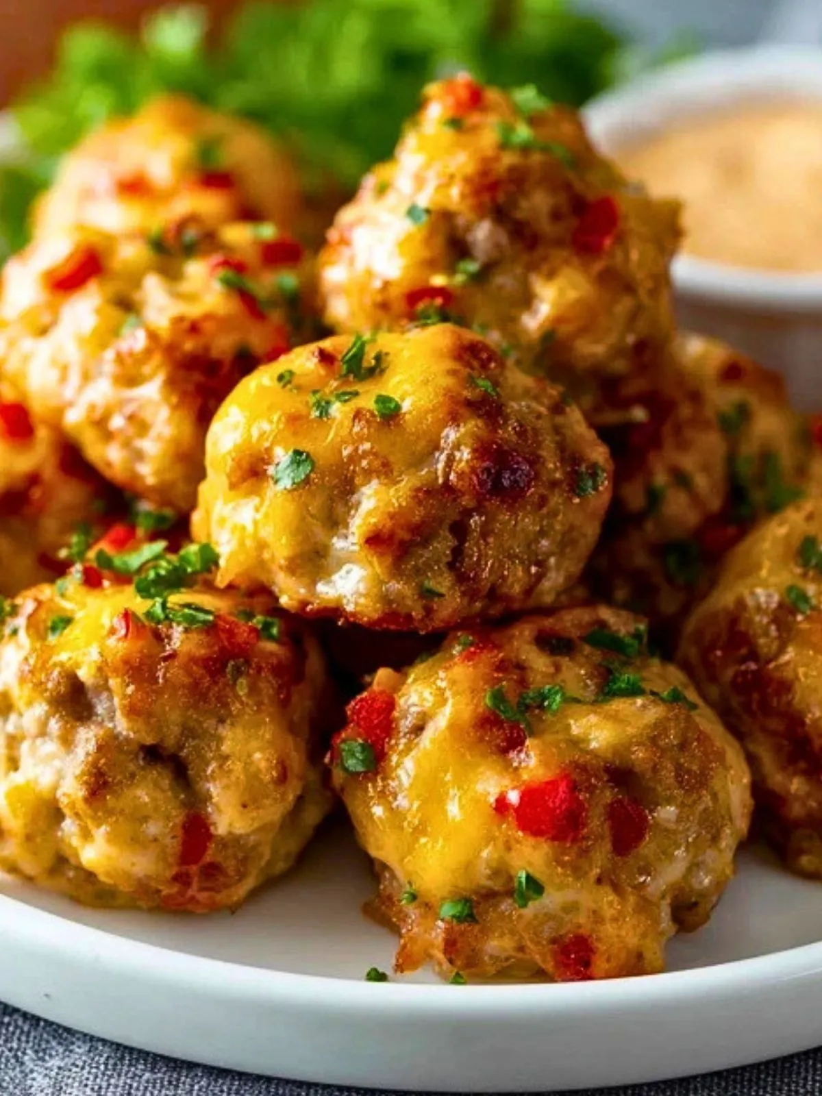 Boulettes De Saucisse Au Fromage Crémeux (1)