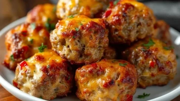 Boulettes De Saucisse Au Fromage Crémeux