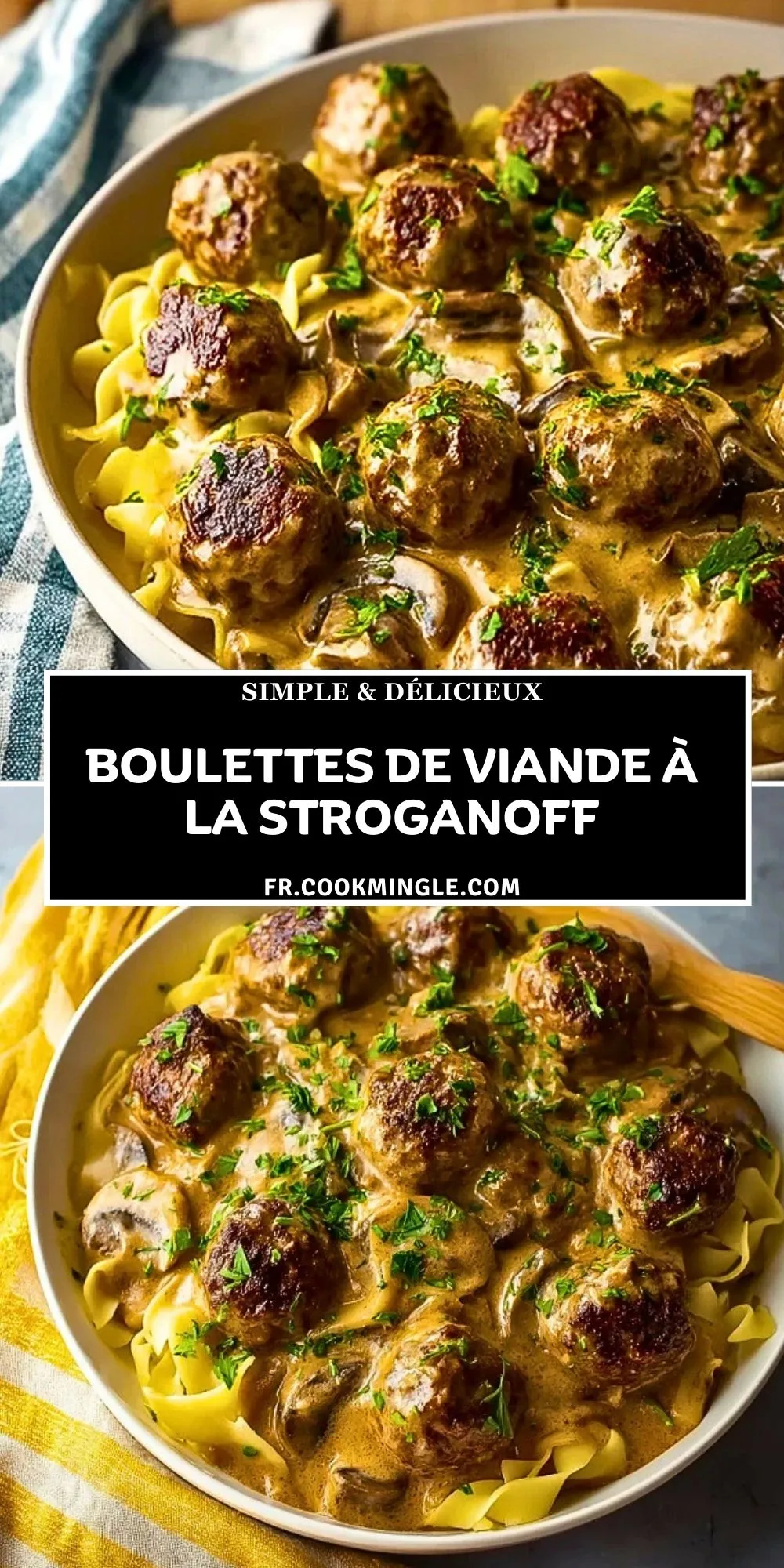 Boulettes de Viande à la Stroganoff (2)