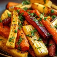 Carottes Et Panais Glacés Au Miel