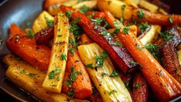 Carottes Et Panais Glacés Au Miel