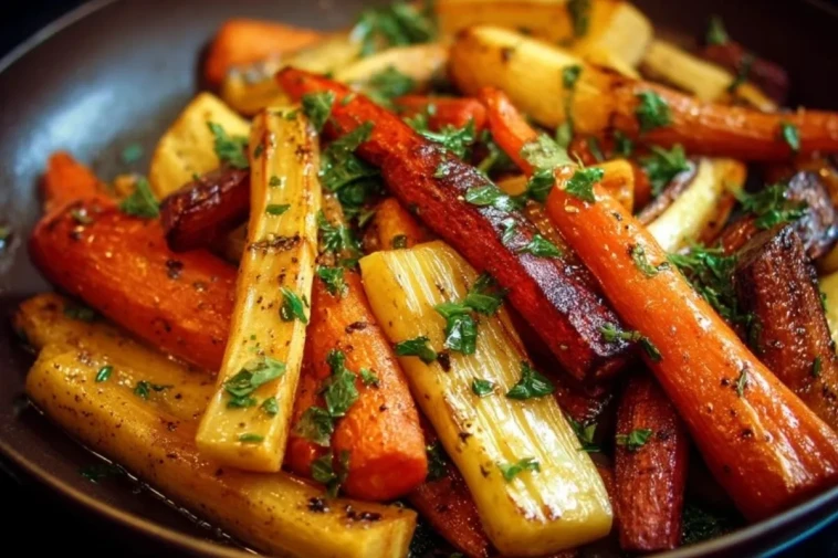 Carottes Et Panais Glacés Au Miel