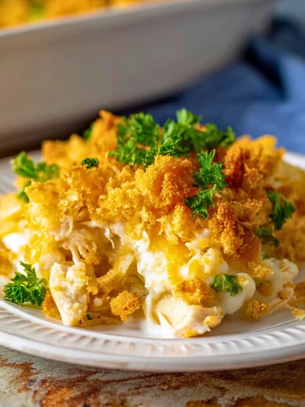 Casserole De Poulet Aux Biscuits Ritz (1)