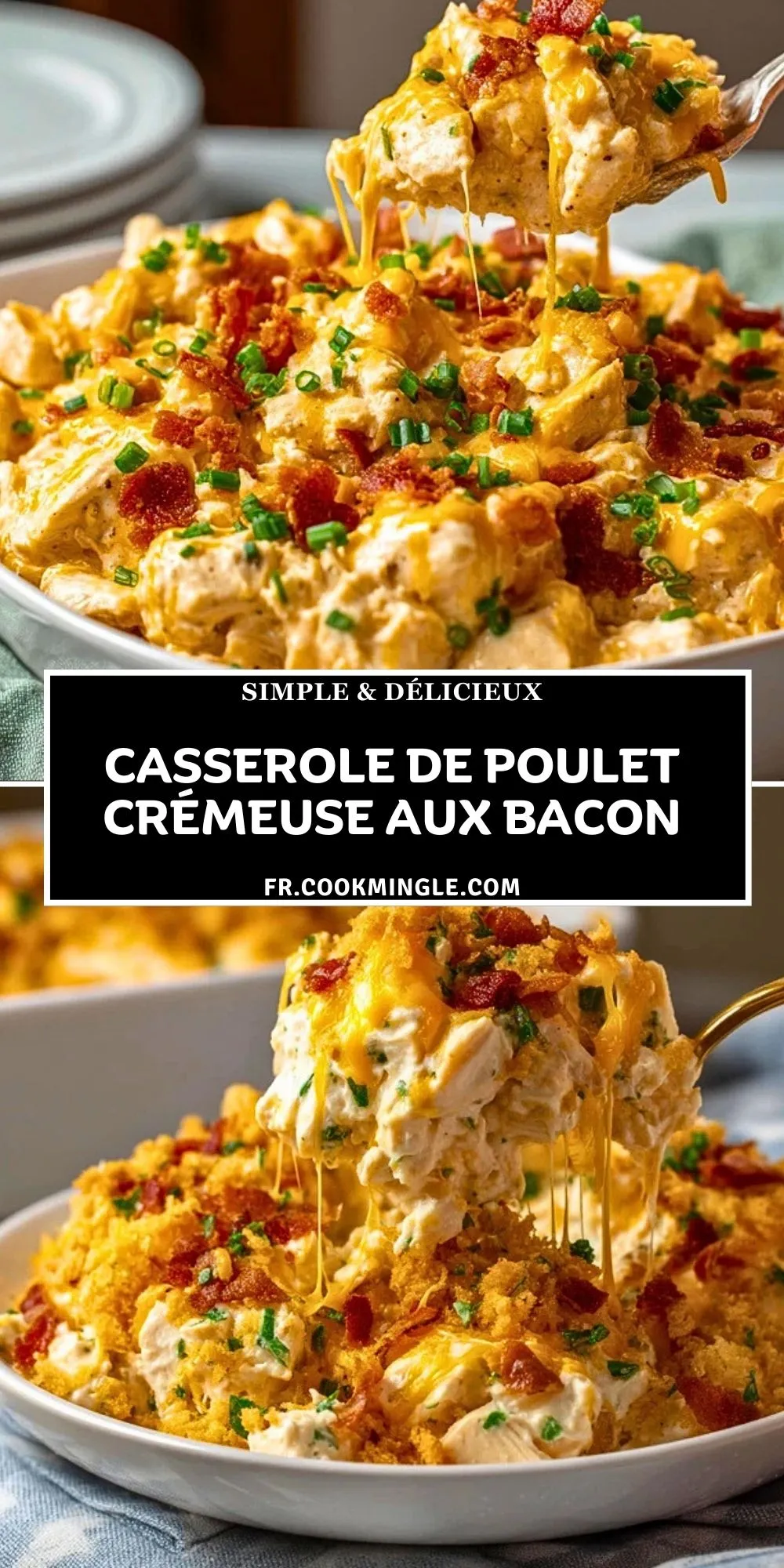 Casserole De Poulet Crémeuse Aux Bacon (2)