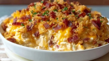 Casserole de Poulet Facile au Bacon