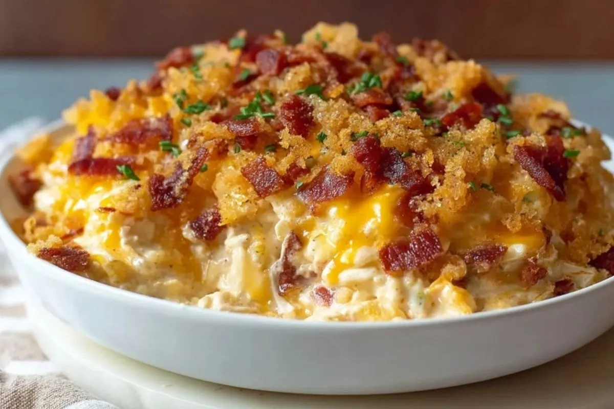 Casserole de Poulet Facile au Bacon