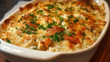 Casserole De Riz Au Poulet Angelique