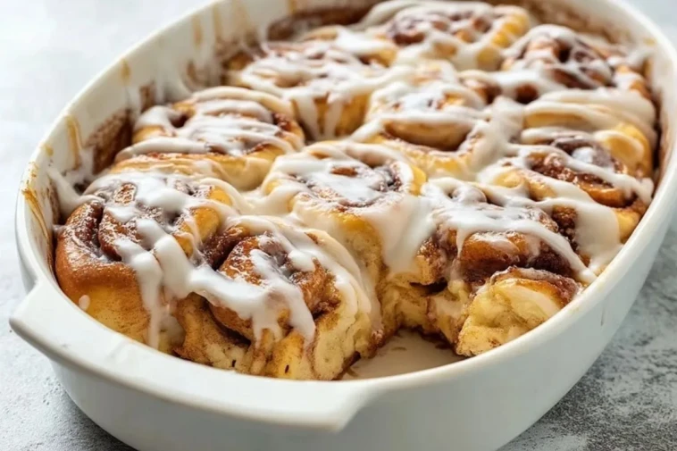 Casserole De Rouleaux De Cannelle