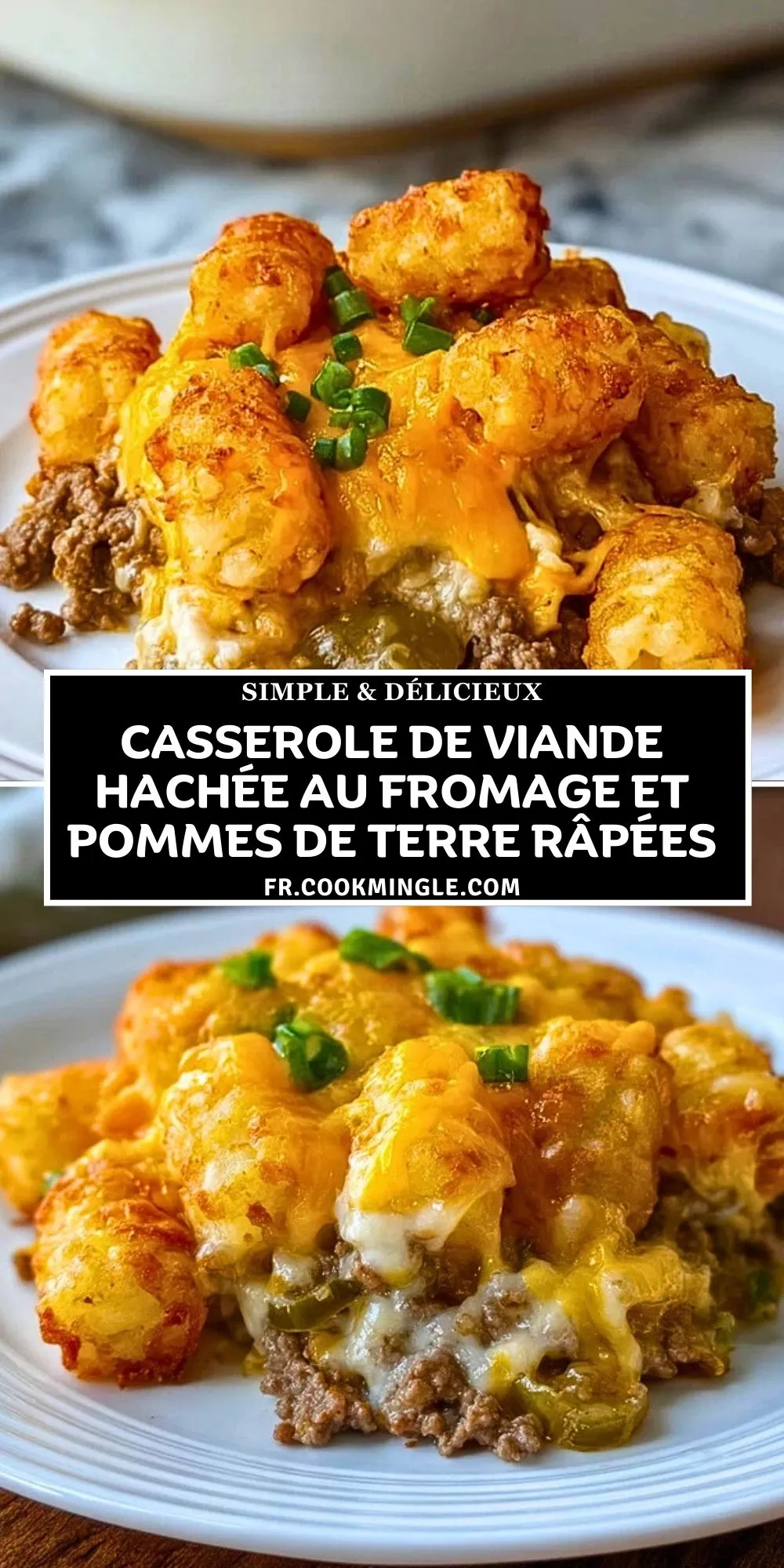 Casserole De Viande Hachée Au Fromage Et Pommes De Terre Râpées (2)