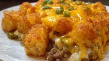 Casserole De Viande Hachée Au Fromage Et Pommes De Terre Râpées