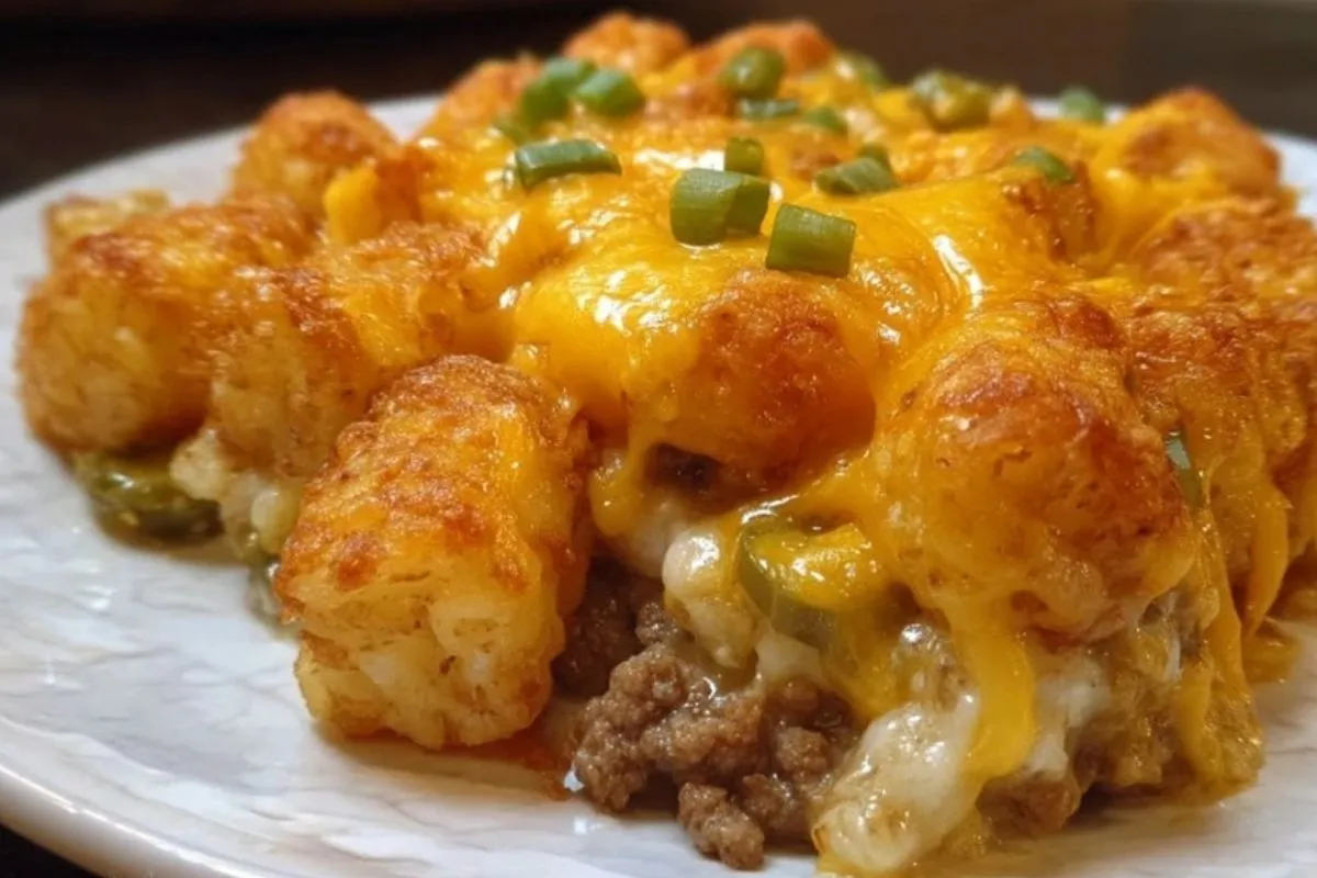 Casserole De Viande Hachée Au Fromage Et Pommes De Terre Râpées