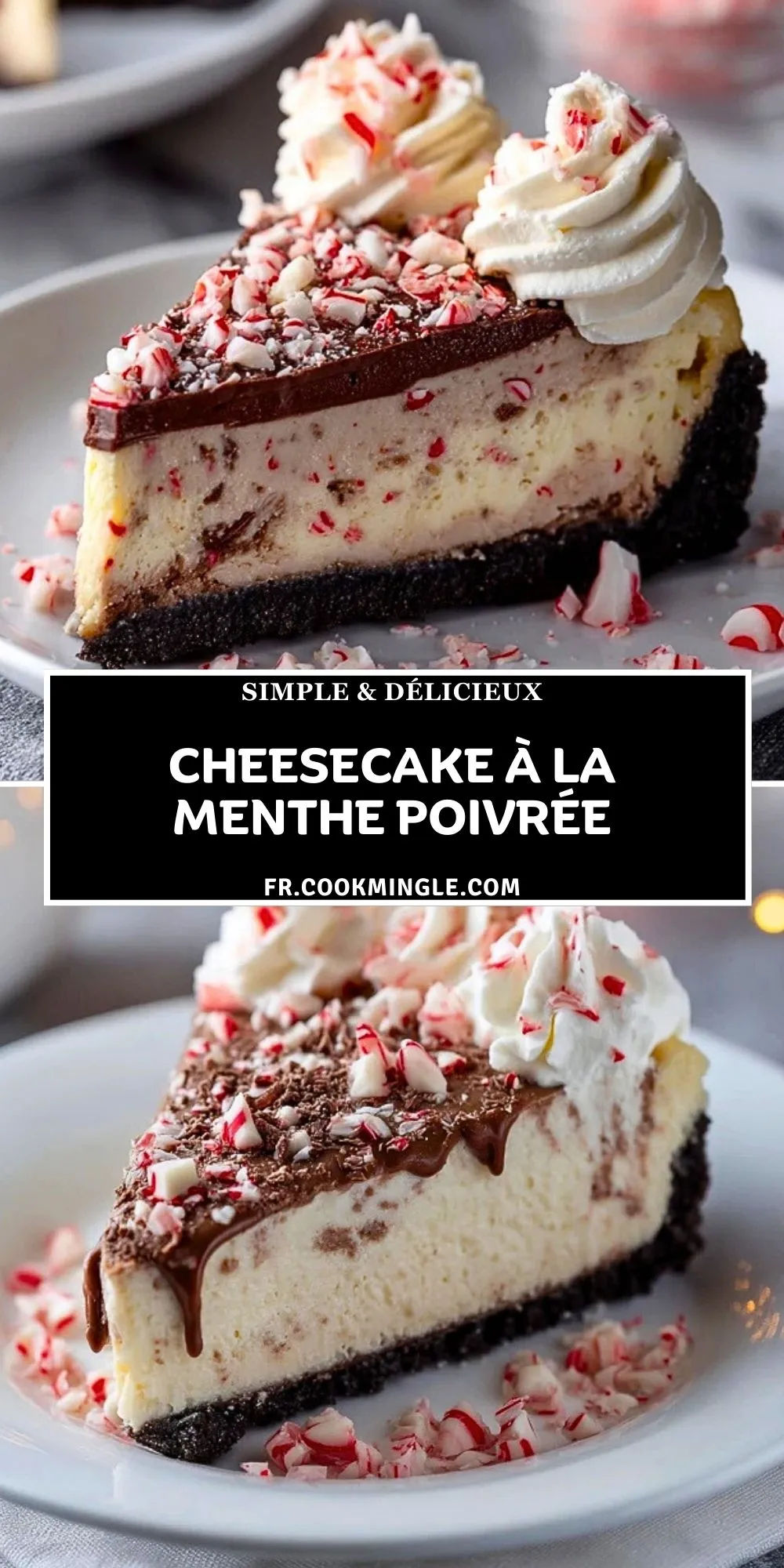 Cheesecake à la Menthe Poivrée (2)