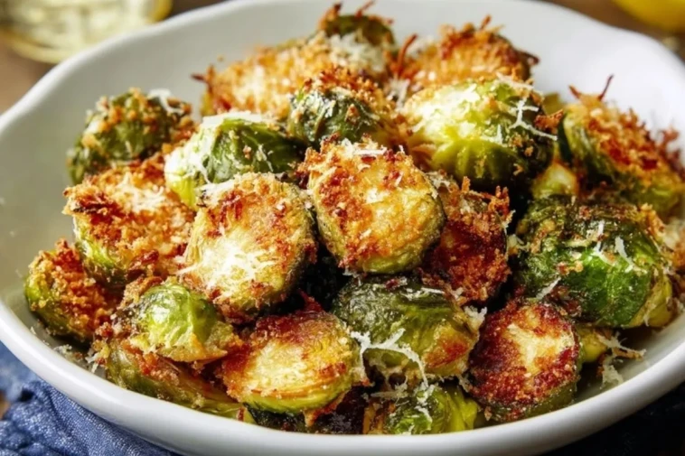 Choux De Bruxelles Rôtis Croquants Au Parmesan