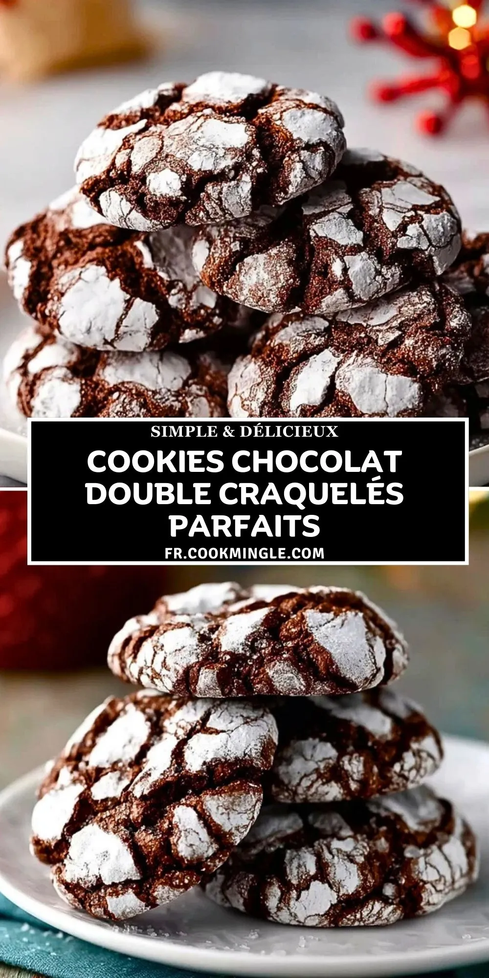 Cookies Chocolat Double Craquelés Parfaits (2)