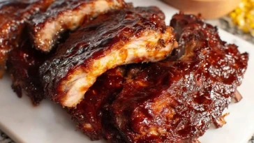 Côtes De Porc Braisées Au Barbecue