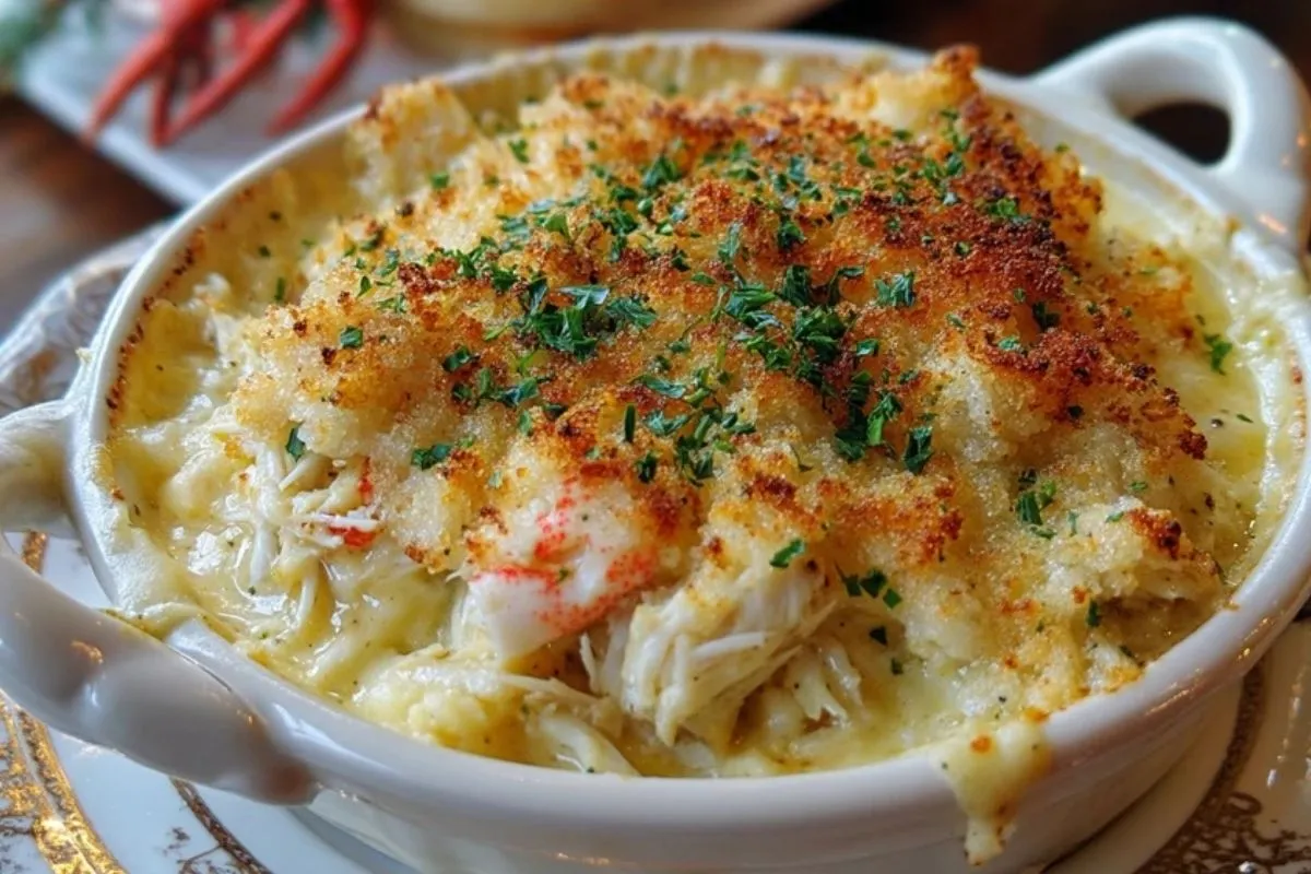 Crabe Crémeux Au Four