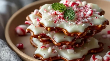 Croustillants Au Chocolat Blanc Et Menthe Poivrée (2)