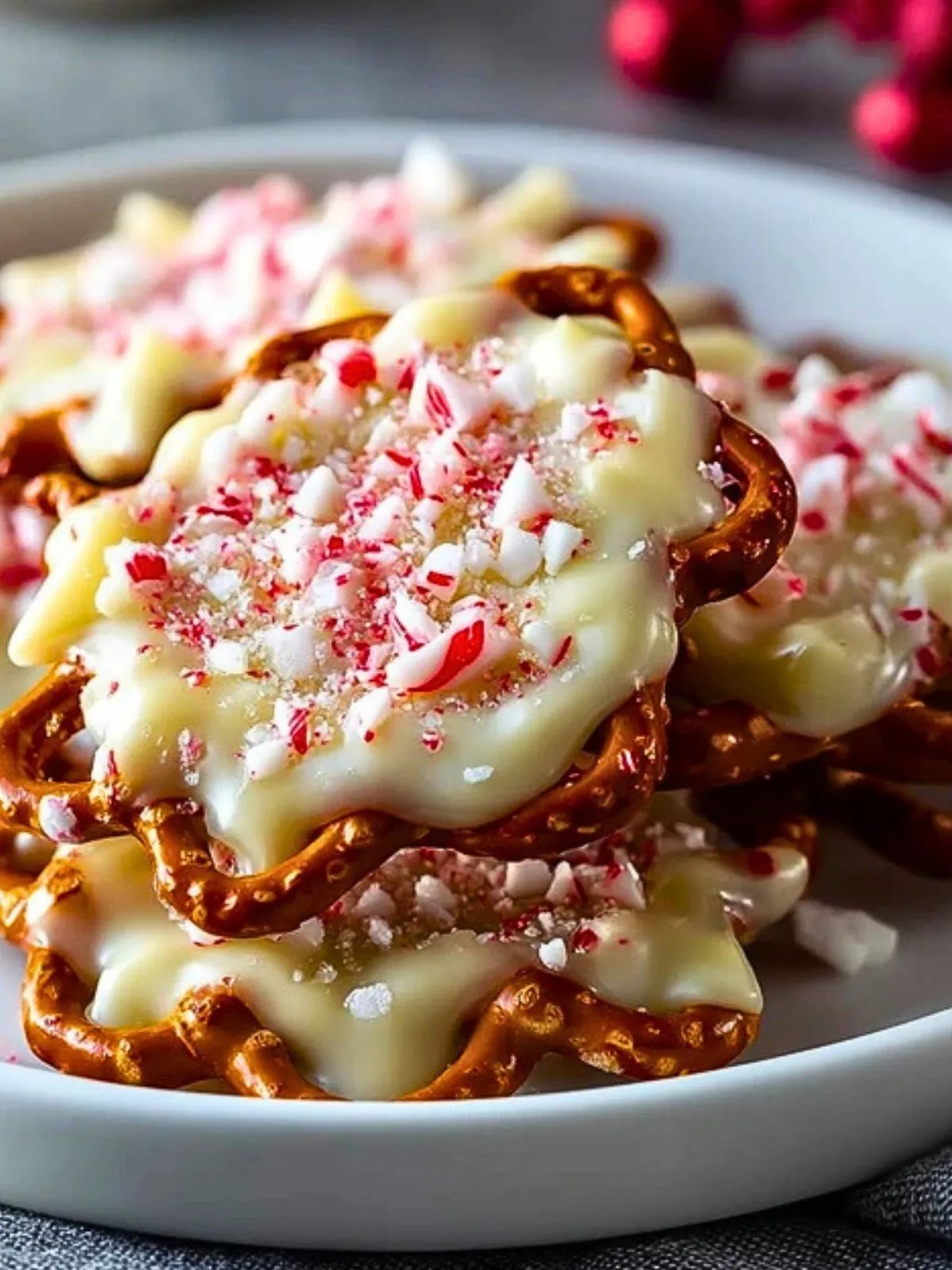 Croustillants Au Chocolat Blanc Et Menthe Poivrée