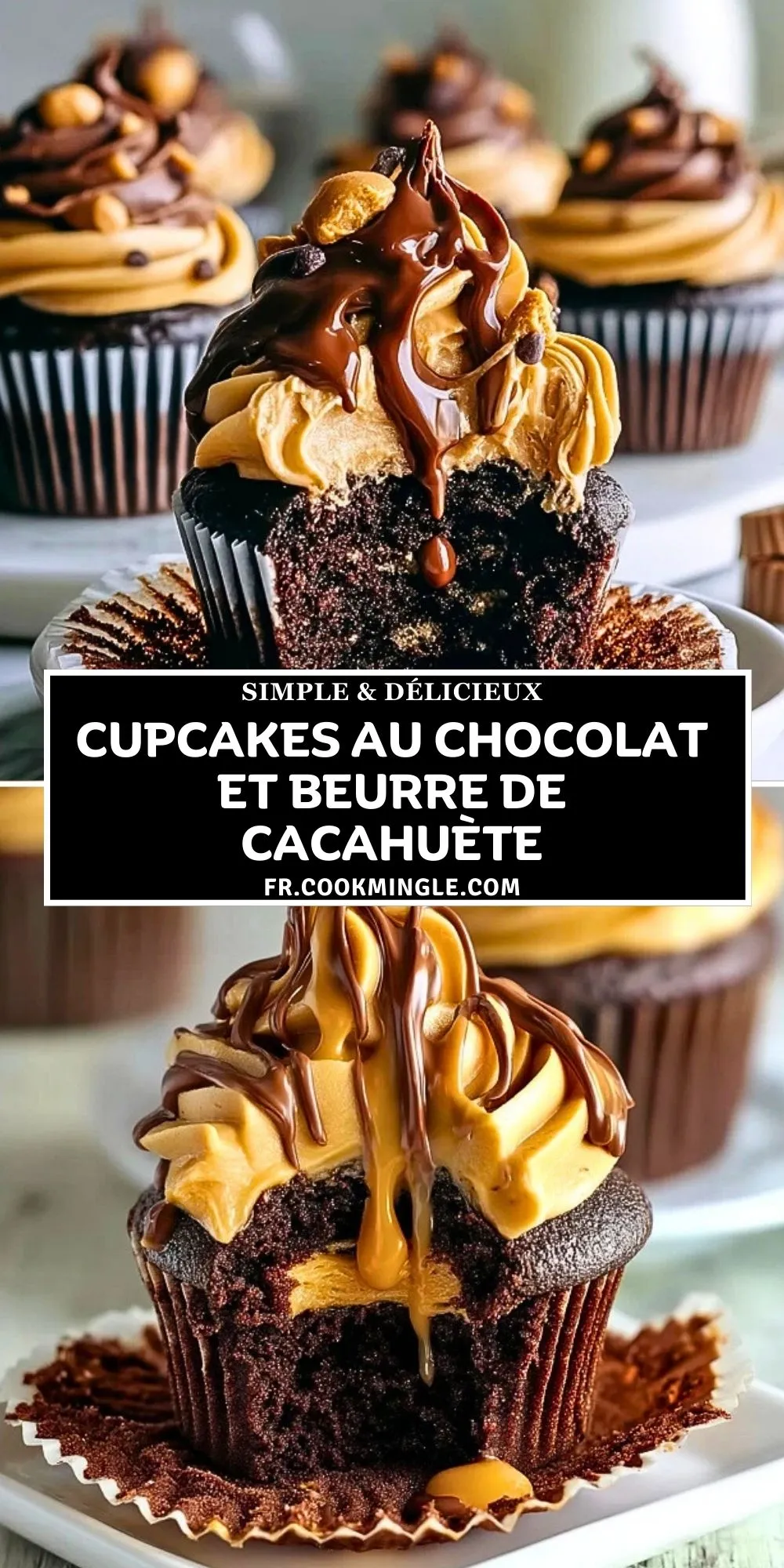 Cupcakes Au Chocolat Et Beurre De Cacahuète (2)